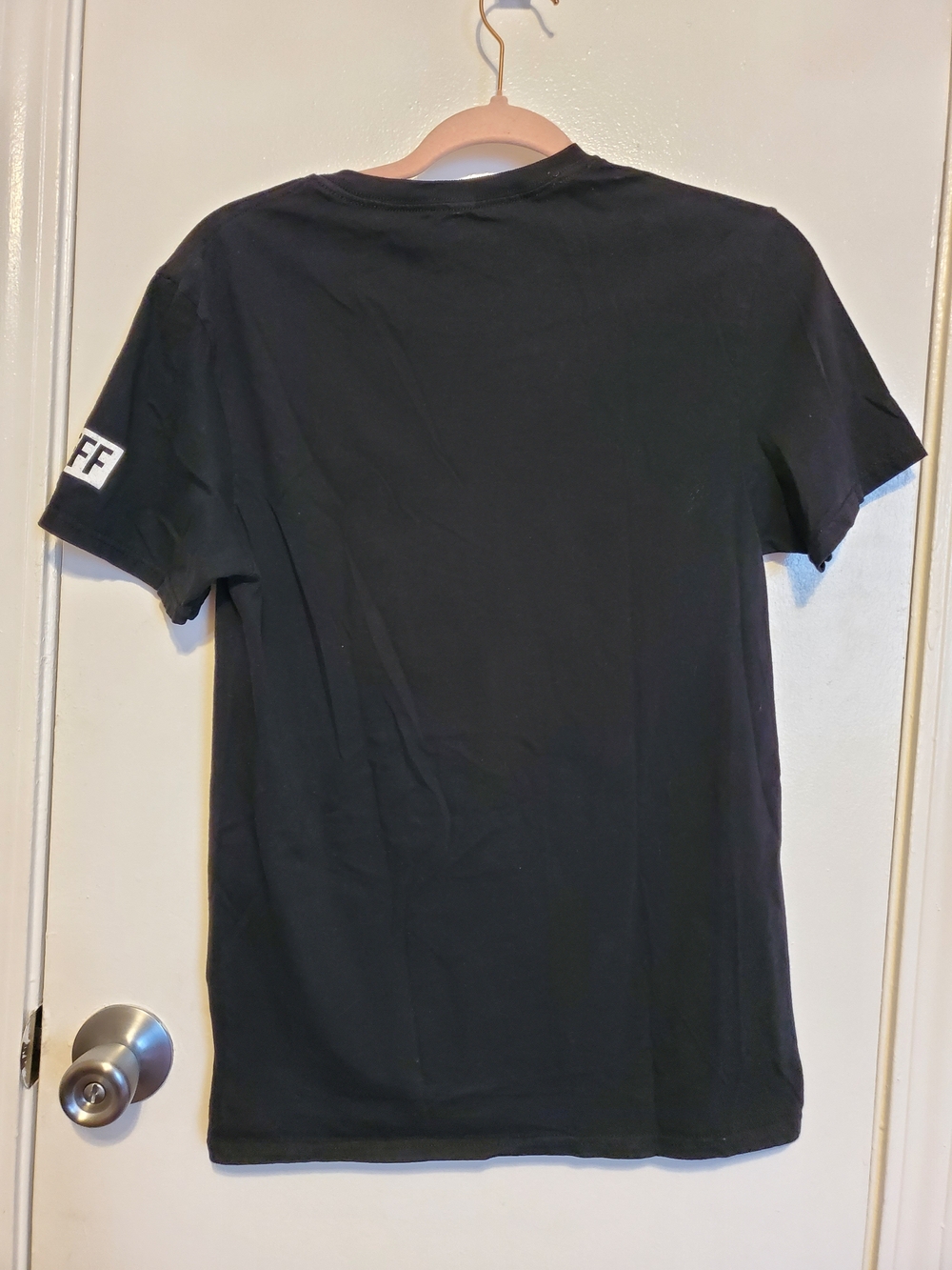 Disney Mickey Mouse Black Graphic Tee with Pink & Yellow Accents - Picture 4 of 4